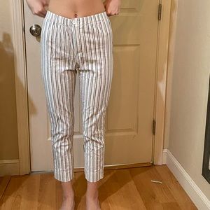 Blue and White stripped Brandy Melville pants